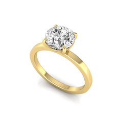 OctaPearl 2 ct Round Solitaire Lab Grown Diamond Engagement Ring - alternate view
