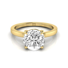 OctaPearl 2 ct Round Solitaire Lab Grown Diamond Engagement Ring