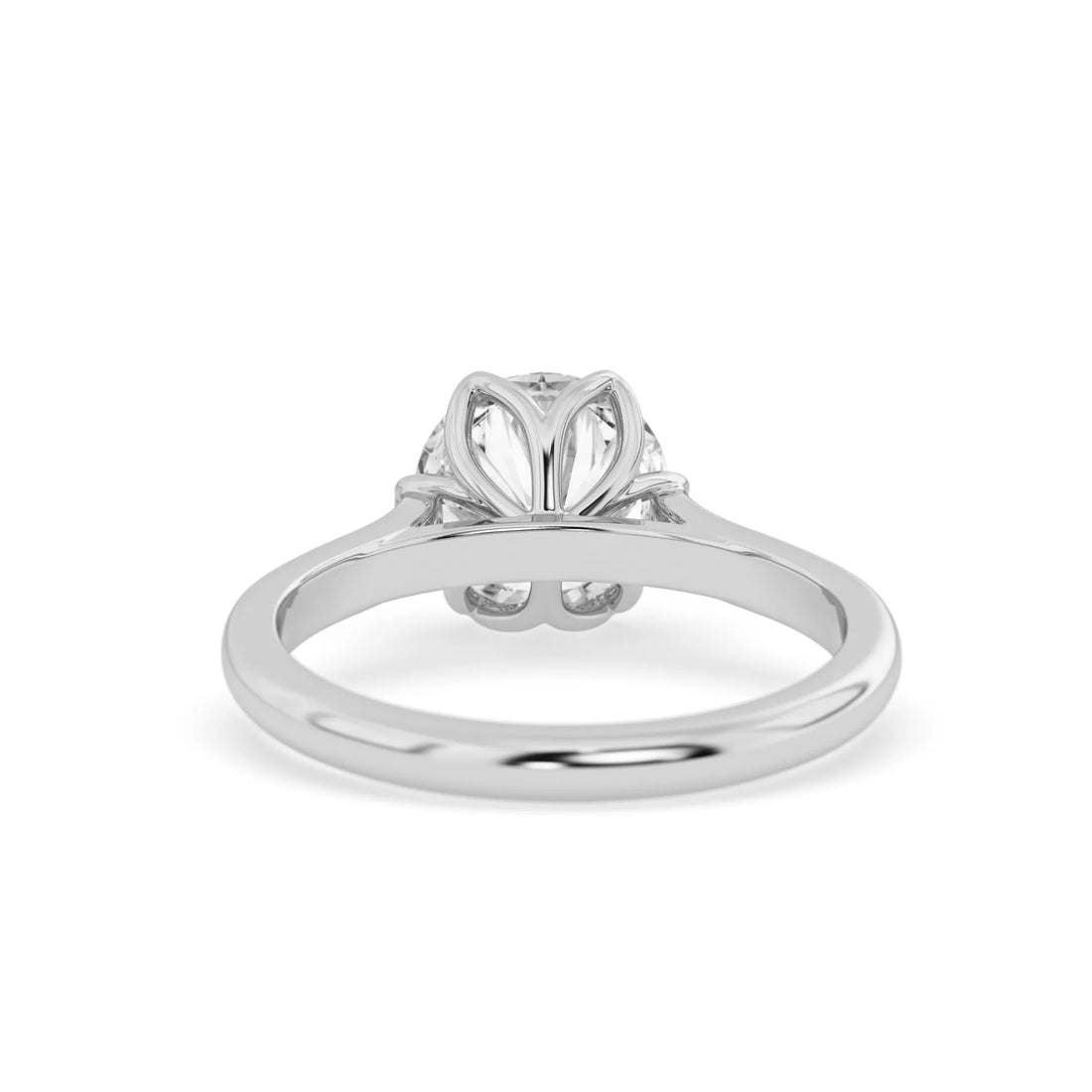 OctaPearl 1.5 ct Round Lab Grown Diamond Solitaire Engagement Ring