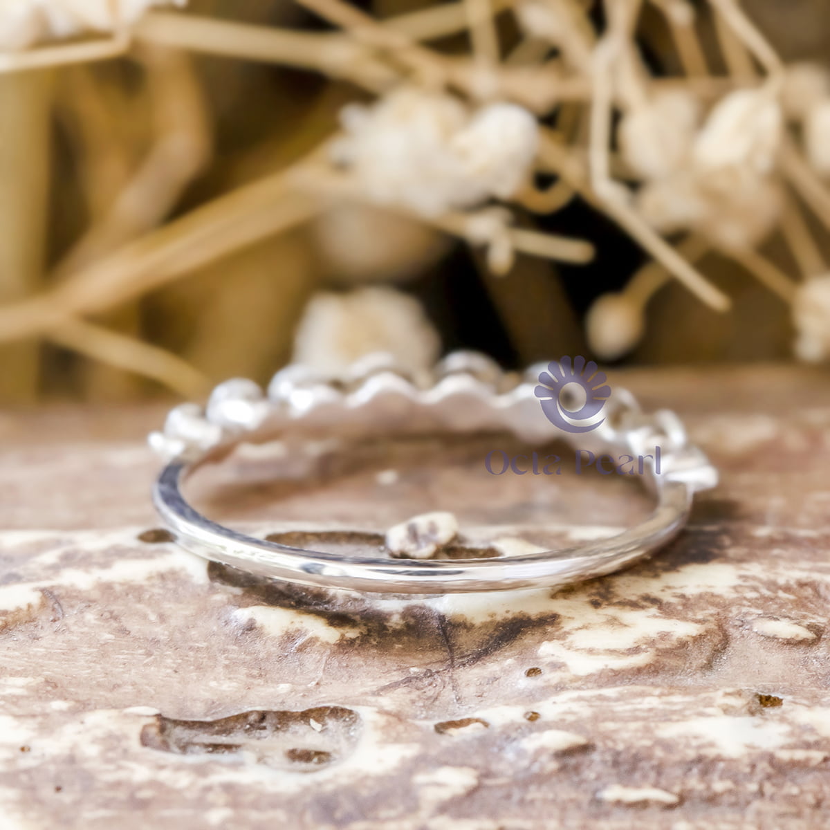 CZ Stone Wedding Ring