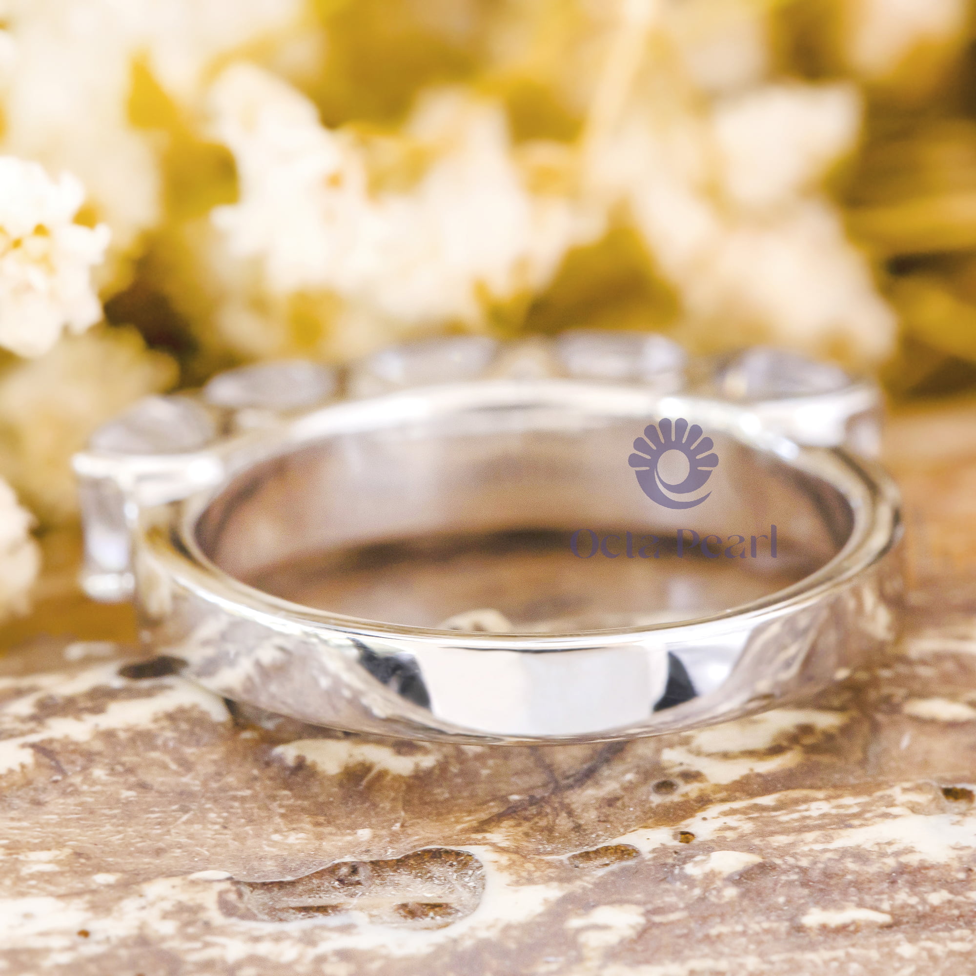 Classic Asscher Cut Moissanite Five Stone Wedding Or Engagement Women's Ring ( 3 3/4 TCW)