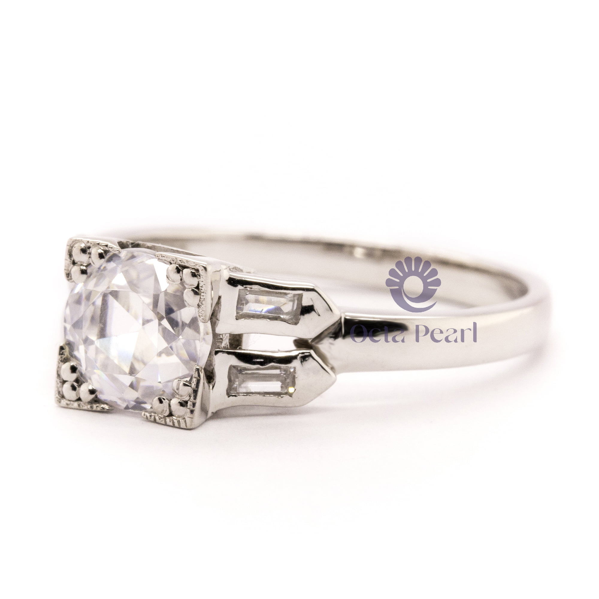 Five Stone CZ Engagement Ring
