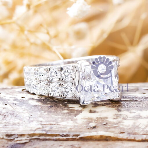 Princess-Cut Wedding Ring For Women
