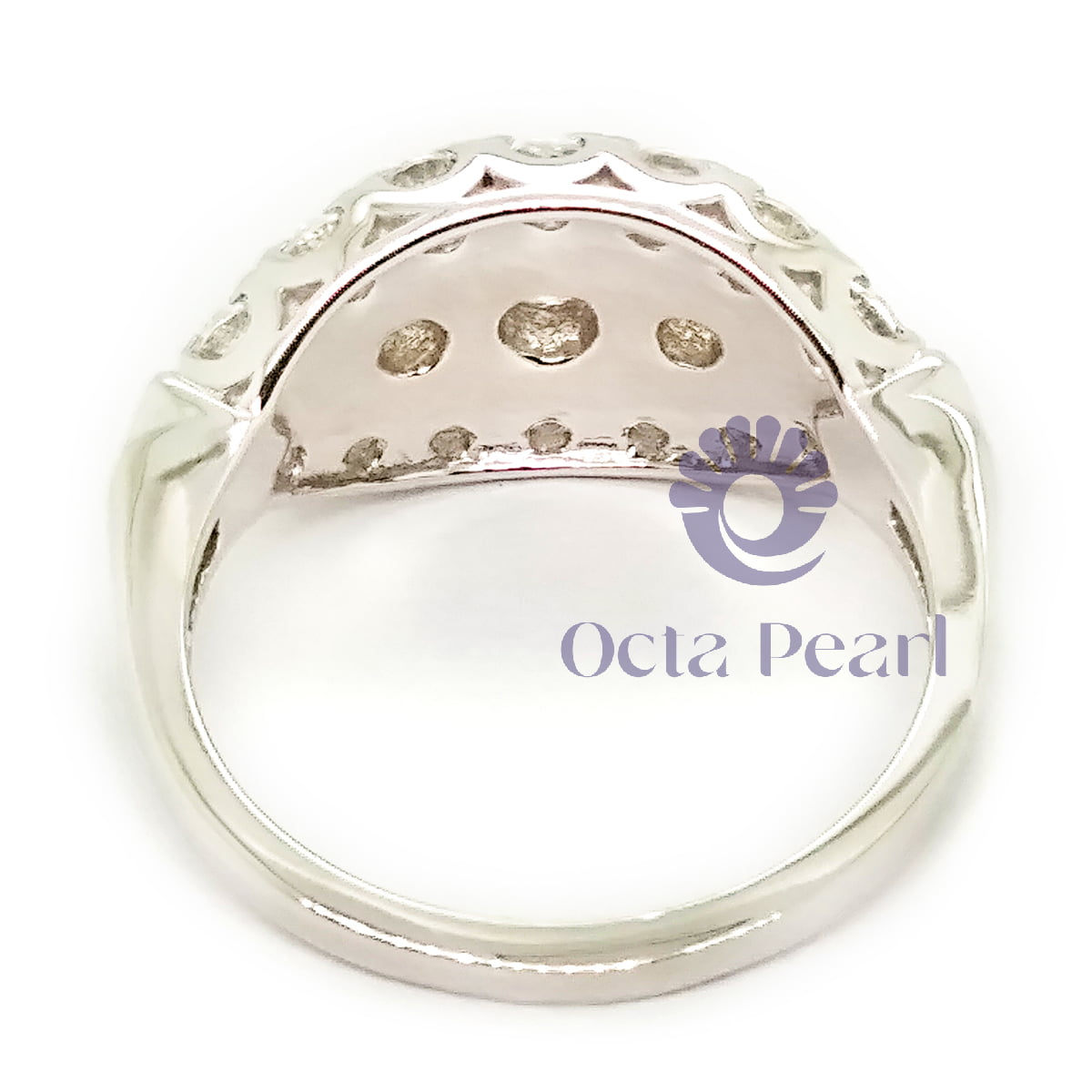 Art Deco Round Cut Moissanite Antique Vintage Wedding Ring (19/20 TCW)