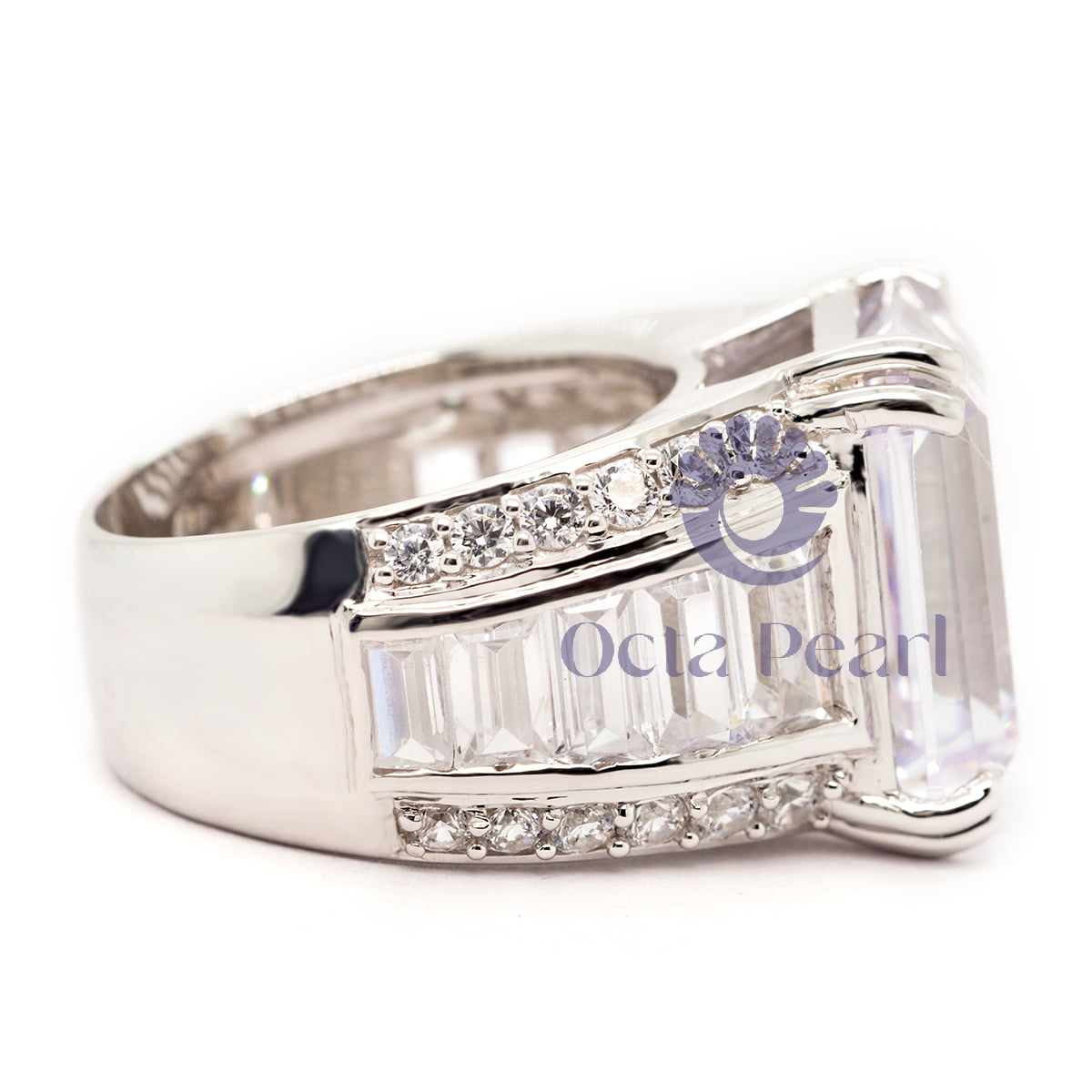 Emerald Cut Cocktail Ring