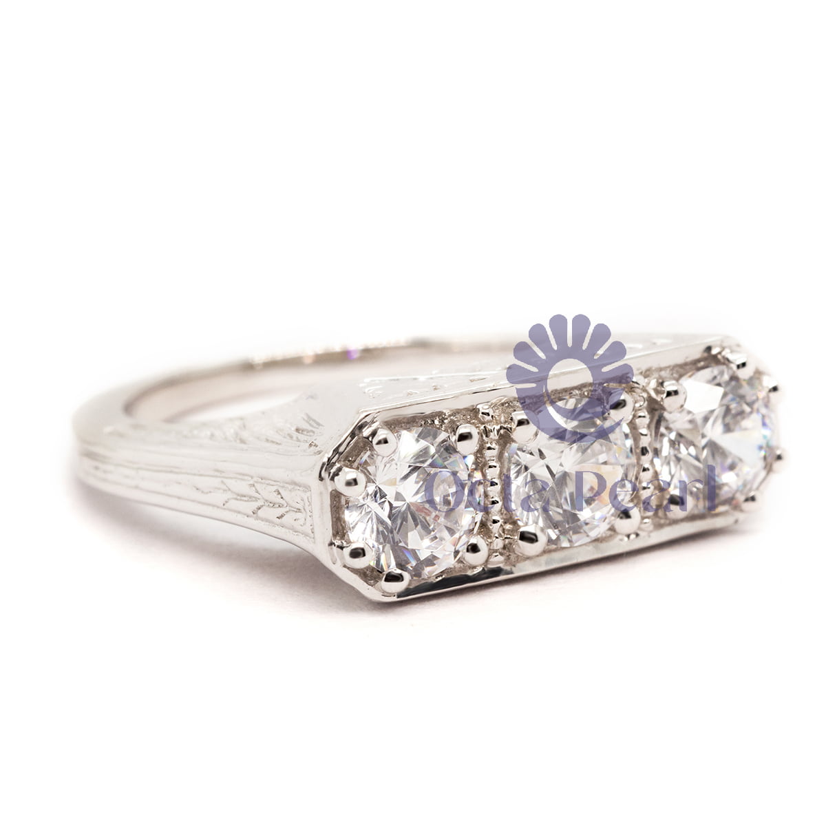 Art Deco inspired Vintage Engagement Ring