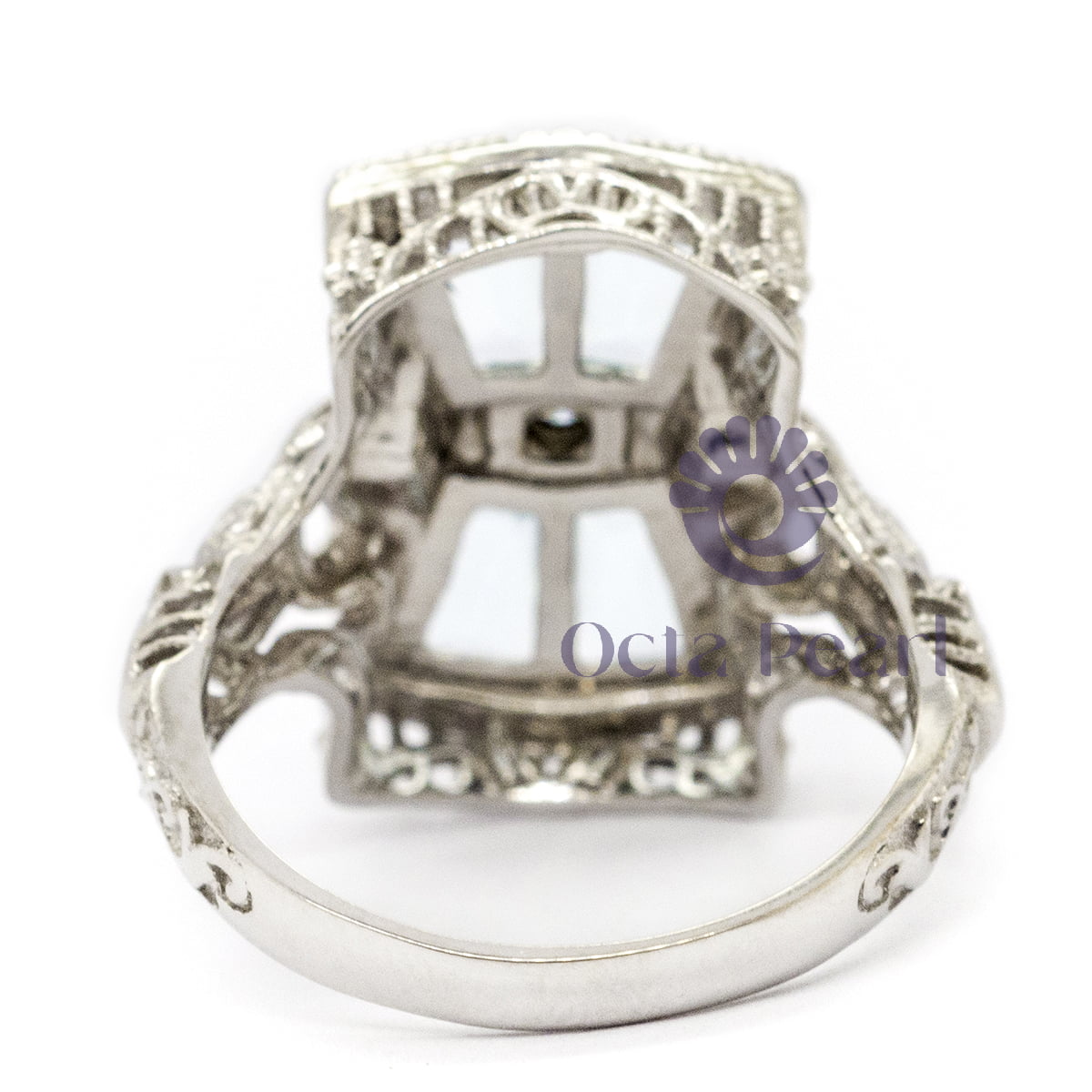 Filigree Bow Motif Edwardian-Style Ring