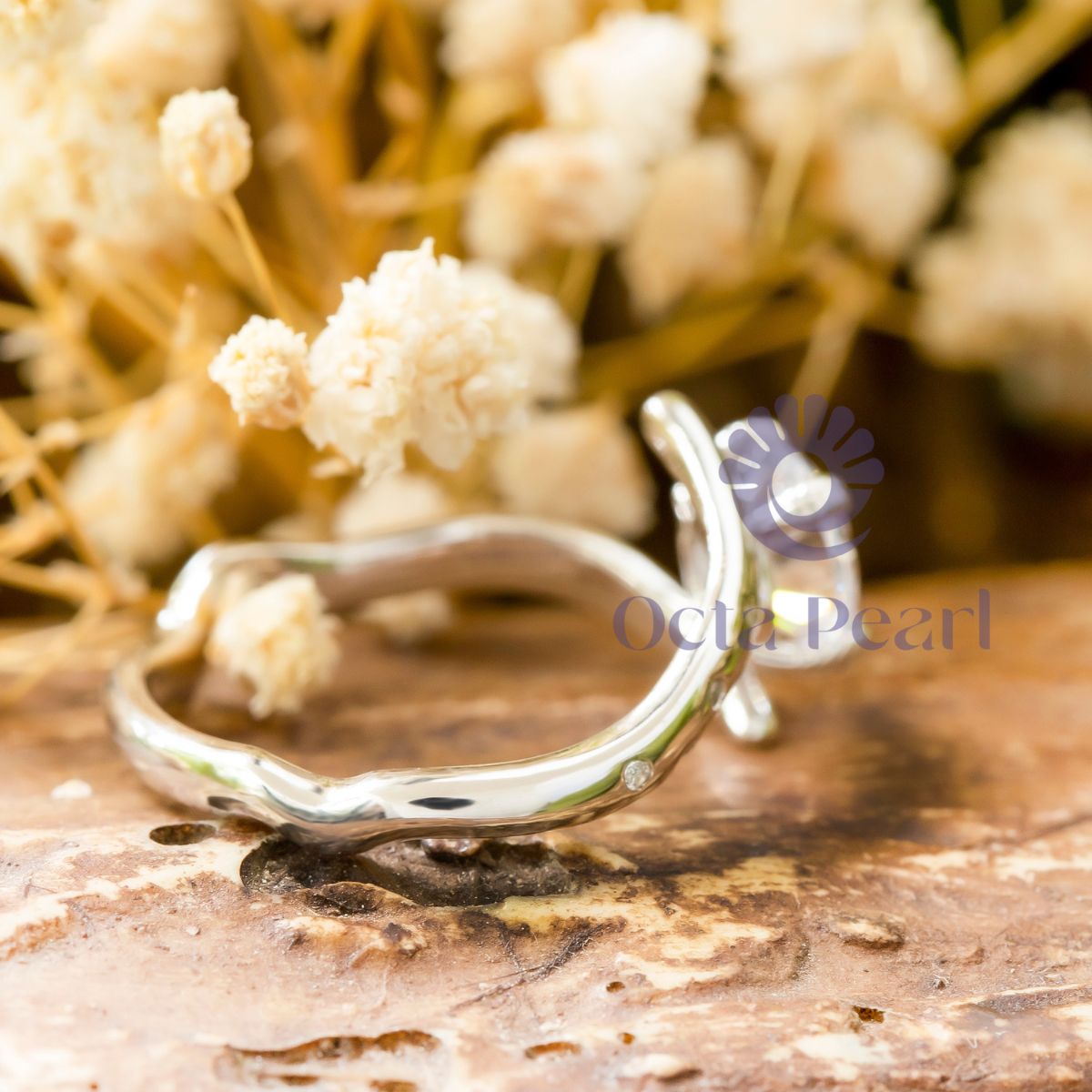 Bypass Twig Engagement Ring
