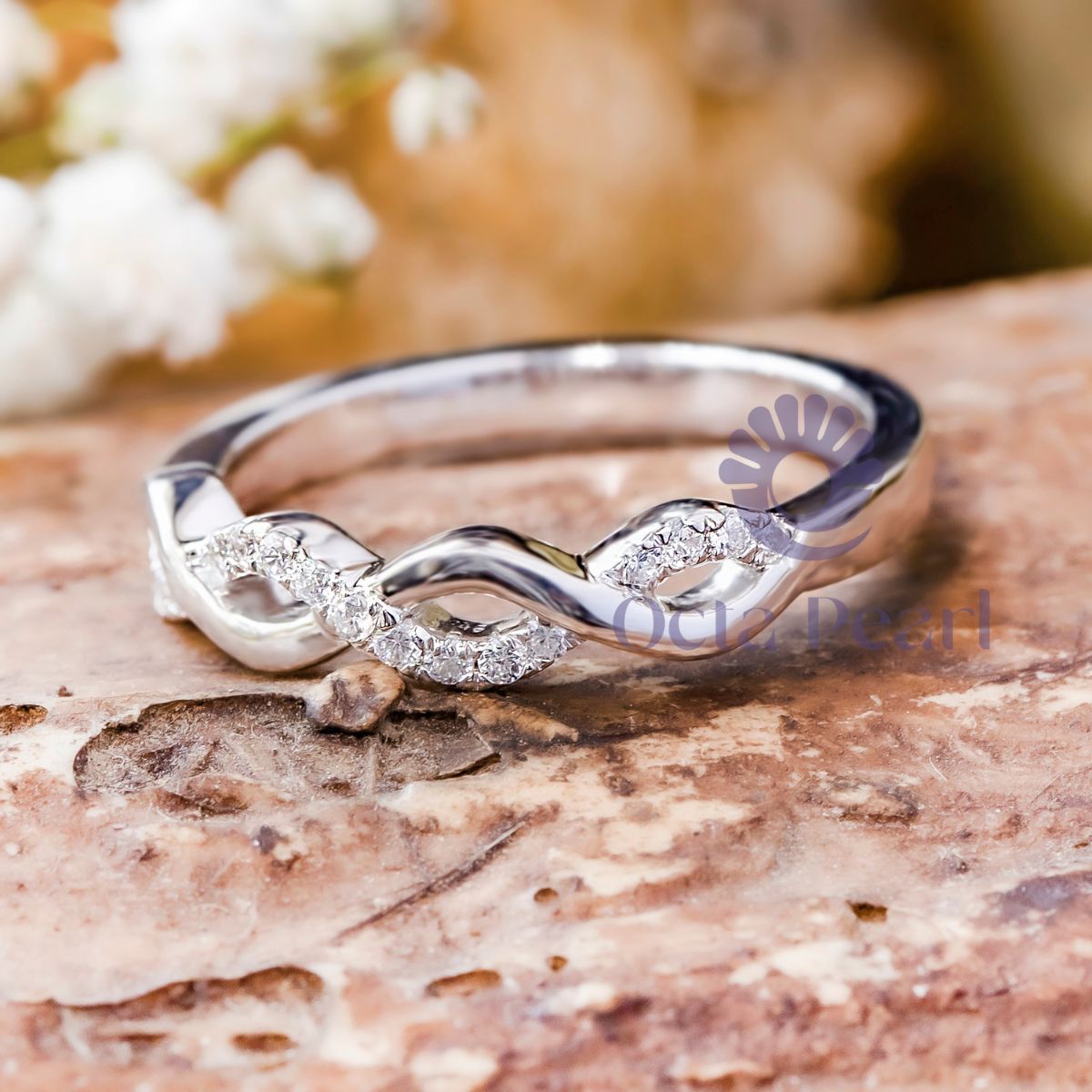 Infinity Twisted Engagement Ring