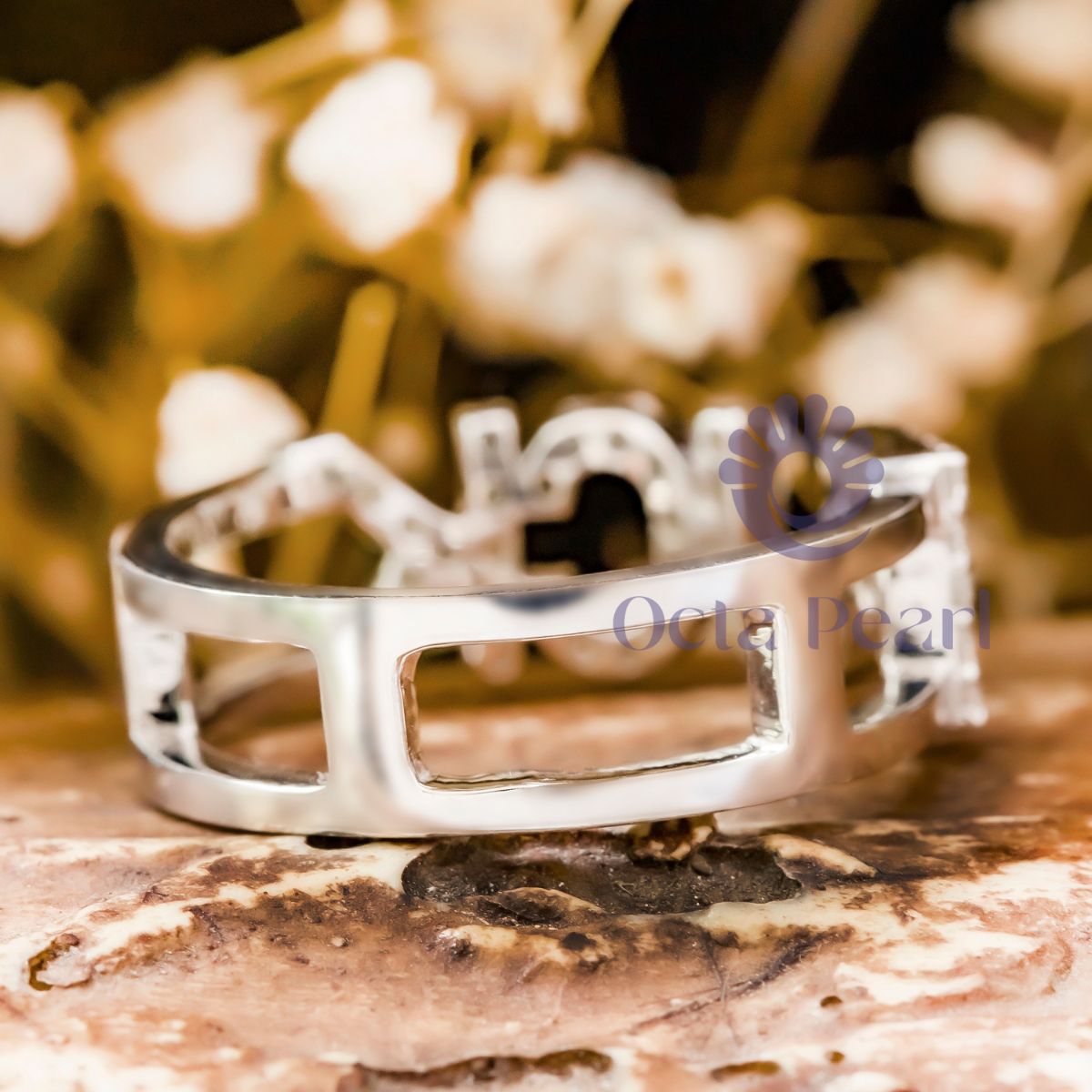 Round Moissanite "FUCK" Ring For Valentine's Gift